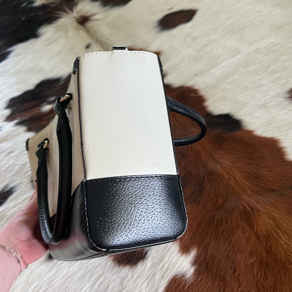 Kate Spade Black and White Satchel - Picture 4 of 6